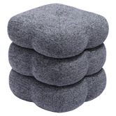 Evie Home Zinnia Chenille Swivel Ottoman
