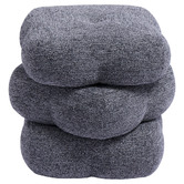 Evie Home Zinnia Chenille Swivel Ottoman