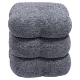 Evie Home Zinnia Chenille Swivel Ottoman