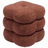 Evie Home Zinnia Chenille Swivel Ottoman