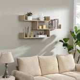Evie Home Miri 3 Tier Wall Shelf