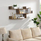 Evie Home Miri 3 Tier Wall Shelf
