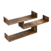 Evie Home Miri 3 Tier Wall Shelf