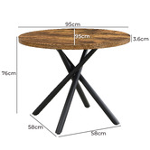 Evie Home Ollie Round Dining Table