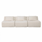 Evie Home Claire Linen Armless Lounge Chair
