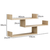 Evie Home Miri 3 Tier Wall Shelf