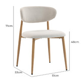 Evie Home Maudeline Upholstered Dining Chairs