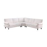 Evie Home Thatcher 5 Seater Chenille Modular Sofa