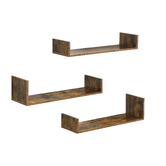 Evie Home Miri 3 Tier Wall Shelf