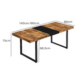 Evie Home Colton Extendable Dining Table
