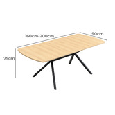 Evie Home Callie Extendable Dining Table