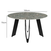 Evie Home Brandon Marble-Look Dining Table