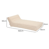 Evie Home Bellamy Inflatable Sun Lounge