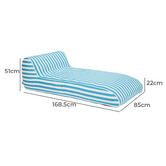 Evie Home Laurel Inflatable Sun Lounge