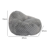 Evie Home Blanche Faux Fur Lounge Chair