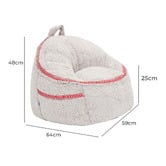 Evie Home Sierra Boucle Foam Chair