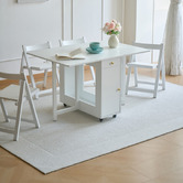 Evie Home 4 Seater Fenella Foldable Dining Table &amp; Chair Set