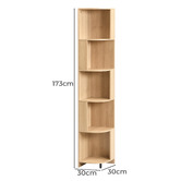 Evie Home Eufala 5 Tier Corner Shelf