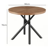 Evie Home Glendale Round Dining Table