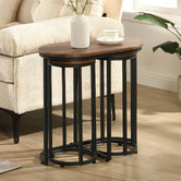 Evie Home 3 Piece Zoe Nesting Coffee Table Set