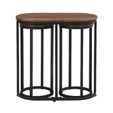 Evie Home 3 Piece Zoe Nesting Coffee Table Set