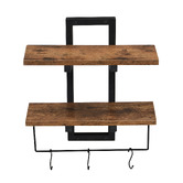 Evie Home Aeon 2 Tier Fixed Bracket Shelf
