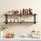 Evie Home Aether 2 Tier Fixed Bracket Shelf
