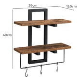 Evie Home Aeon 2 Tier Fixed Bracket Shelf