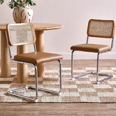 Evie Home Marcel Breuer Cesca Replica Cantilever Dining Chairs