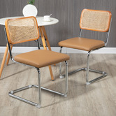 Evie Home Marcel Breuer Cesca Replica Cantilever Dining Chairs