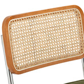Evie Home Marcel Breuer Cesca Replica Velvet Cantilever Dining Chairs