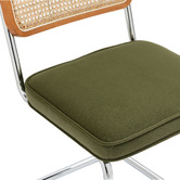 Evie Home Marcel Breuer Cesca Replica Velvet Cantilever Dining Chairs