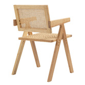Evie Home Korina Rattan Carver Dining Chair