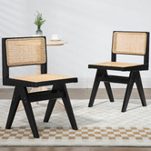 Evie Home Korina Rattan Dining Chairs