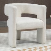 Evie Home Pomaire 3 Legged Boucle Occasional Chair