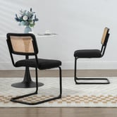 Evie Home Marcel Breuer Cesca Replica Boucle Dining Chairs