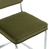 Evie Home Martin Cesca Replica Cantilever Velvet Dining Chairs