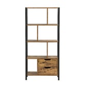 Evie Home Damien 7 Shelf Bookcase