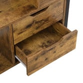 Evie Home Damien 7 Shelf Bookcase
