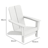 Evie Home Rivian Adirondack Chair