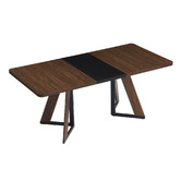 Evie Home Belmont Extendable Dining Table