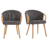 Evie Home Jaylen Chenille Dining Chairs