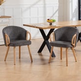 Evie Home Jaylen Chenille Dining Chairs