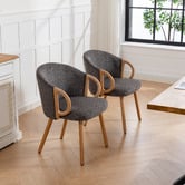 Evie Home Jaylen Chenille Dining Chairs