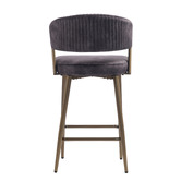 Evie Home 66cm Chacino Velvet Bar Stools