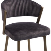 Evie Home 66cm Chacino Velvet Bar Stools