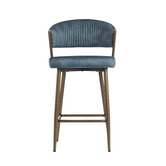 Evie Home 66cm Chacino Velvet Bar Stools
