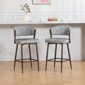 Evie Home 66cm Chacino Velvet Bar Stools