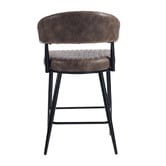 Evie Home 66cm Entice Faux Leather Bar Stools