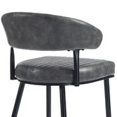 Evie Home 66cm Entice Faux Leather Bar Stools